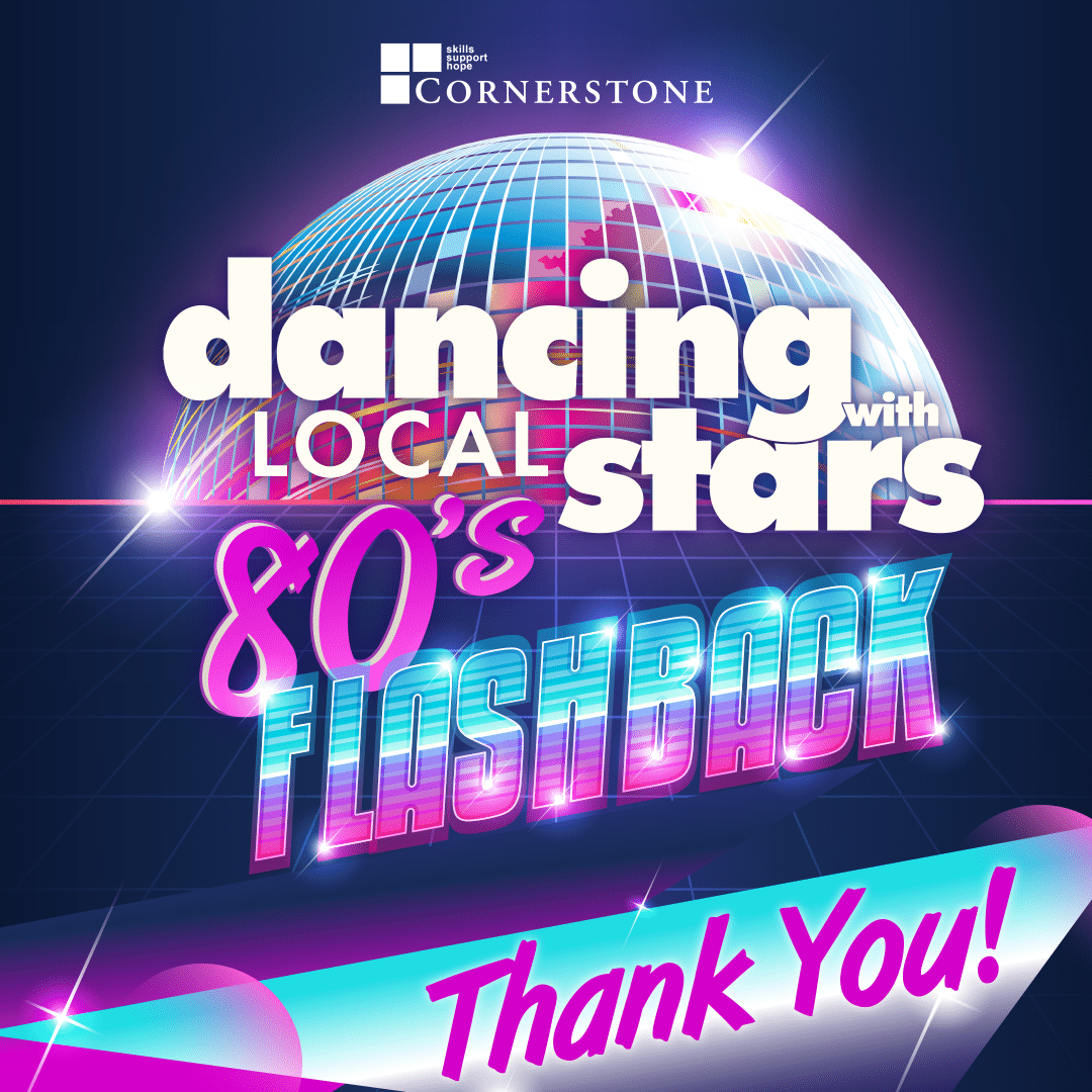 Dancing with Local Stars: 80's Flashback Thank You graphic